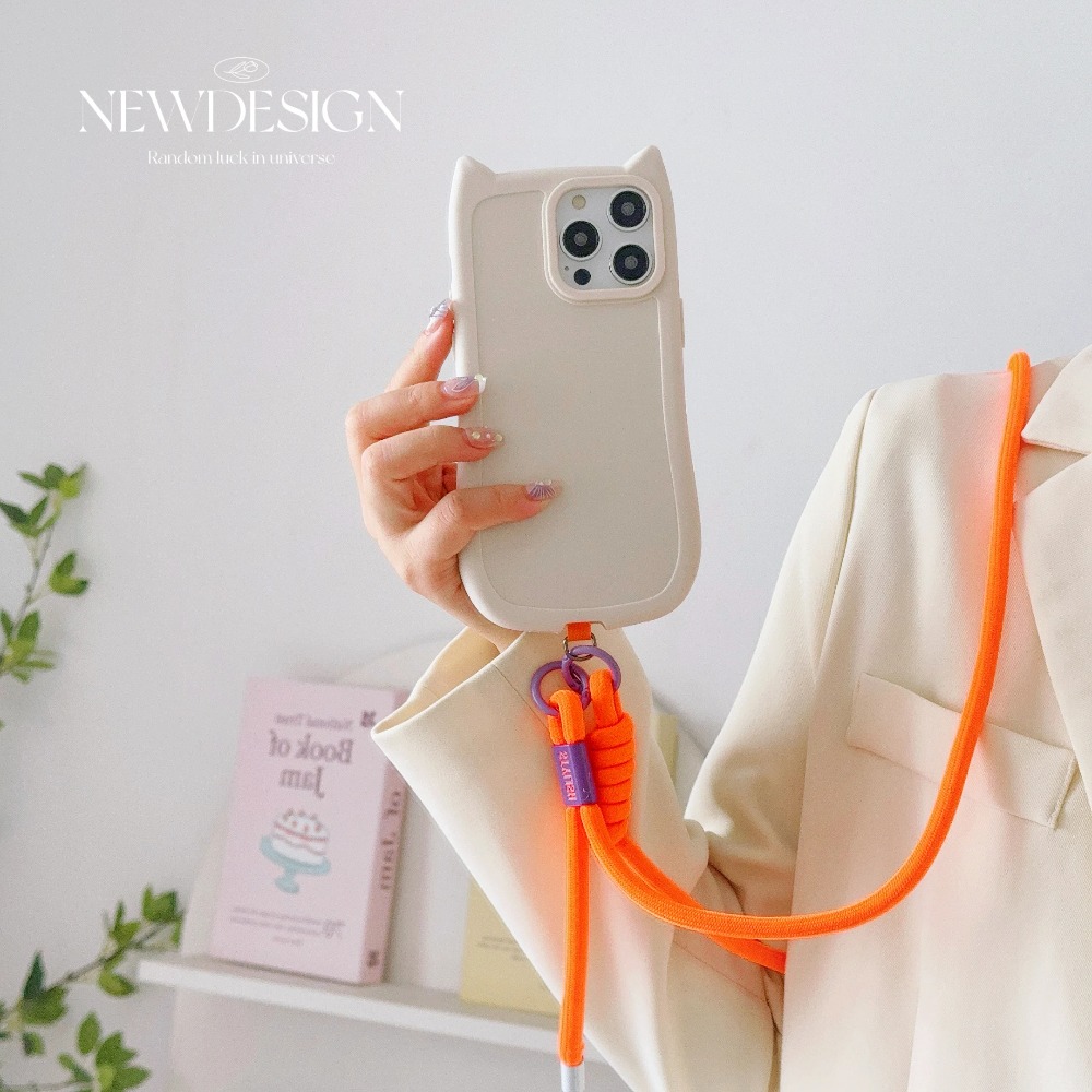 Crossbody Lanyard Neck Strap Case - Fashion Simple INS Adjustable Neck Strap